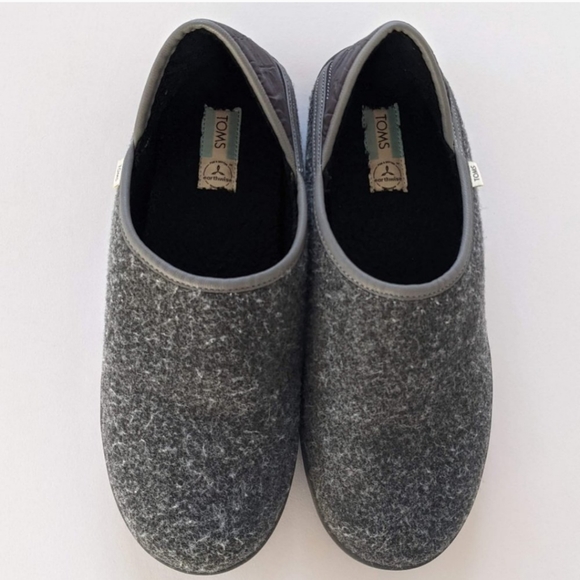 TOMS Ezra Smoke Grey Repreve Convertible Heel Slippers Mens Approximate Size 11 - Picture 3 of 9